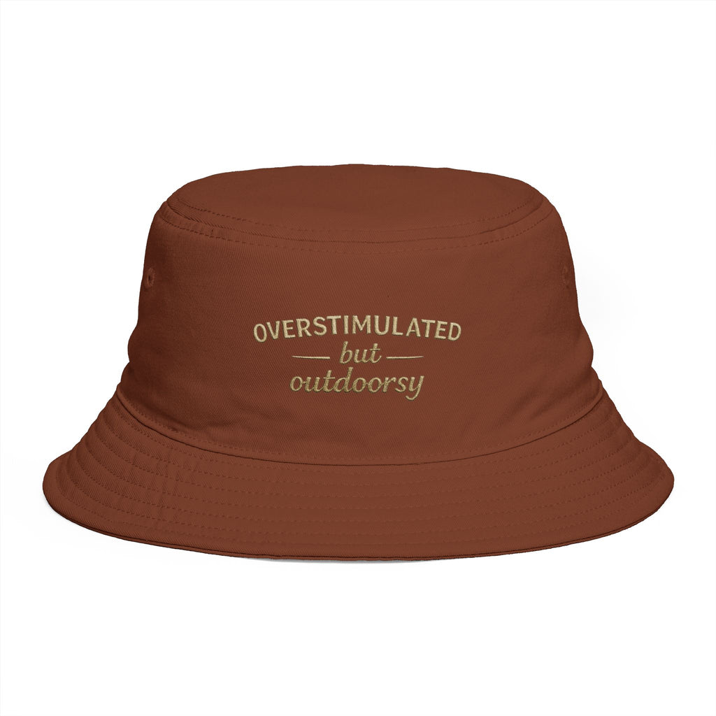 Overstimulated but Outdoorsy Bucket Hat