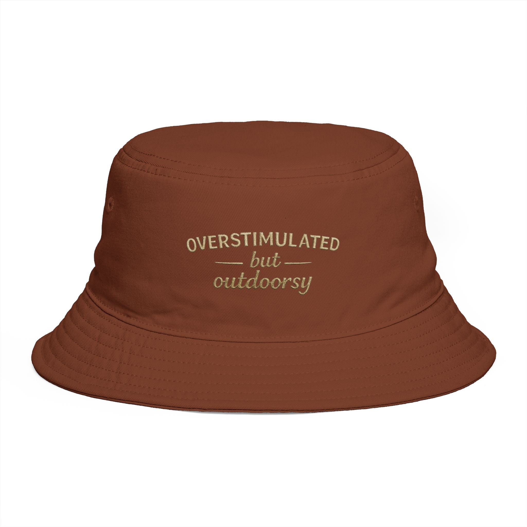 Overstimulated but Outdoorsy Bucket Hat
